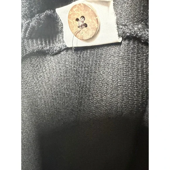 Tommy Bahama Mens XL Silk Cotton Ribbed Knit Polo Shirt Charcoal Grey - Picture 5 of 8